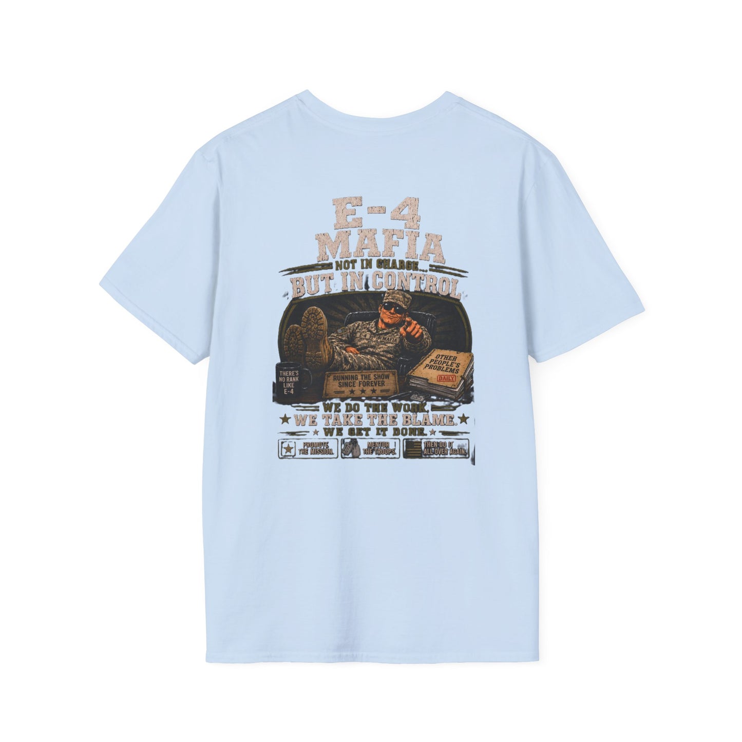 AEK Vet Badge T-Shirt — E-4 Mafia Tee
