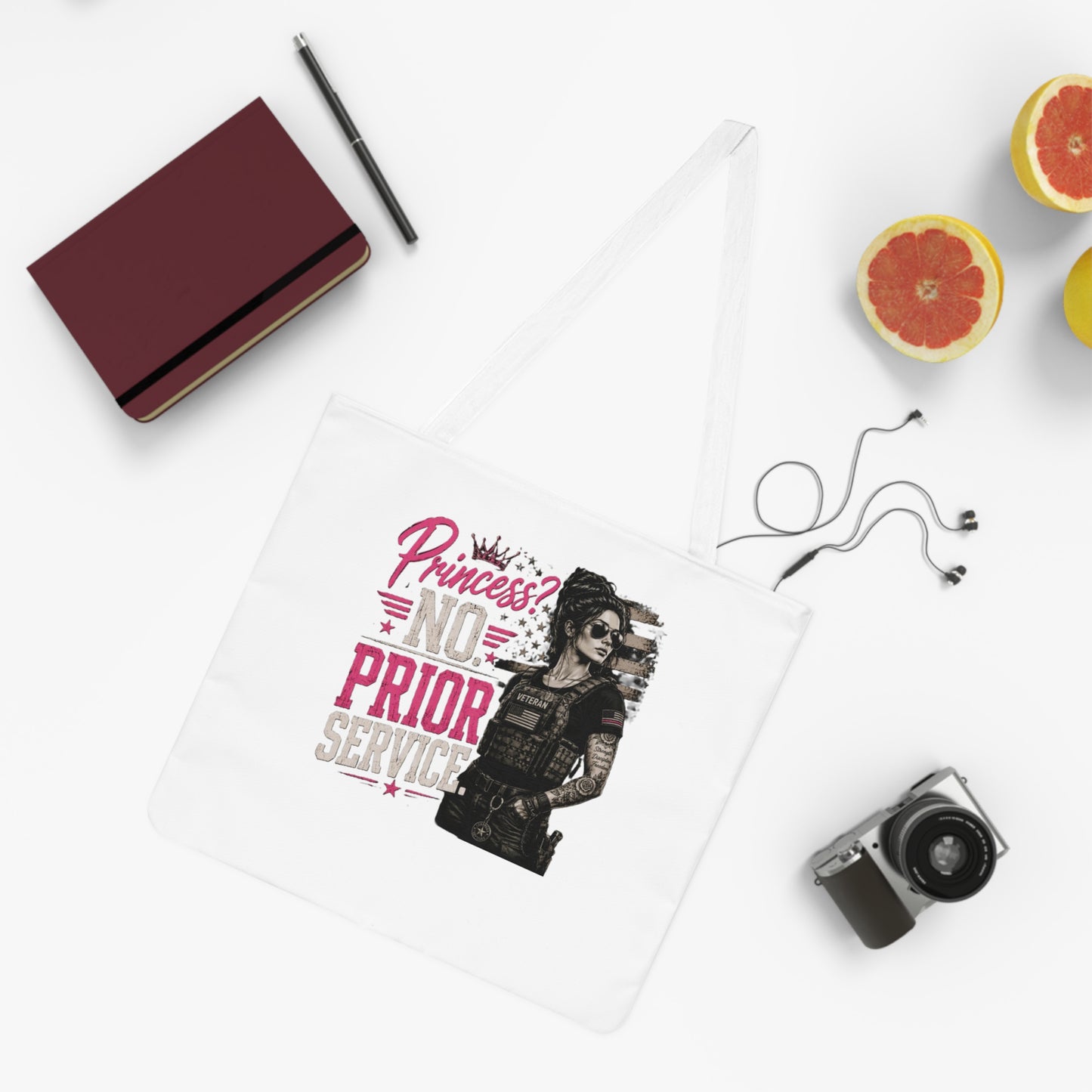 Princess? No Prior Service – Military Punk Shoulder Tote
