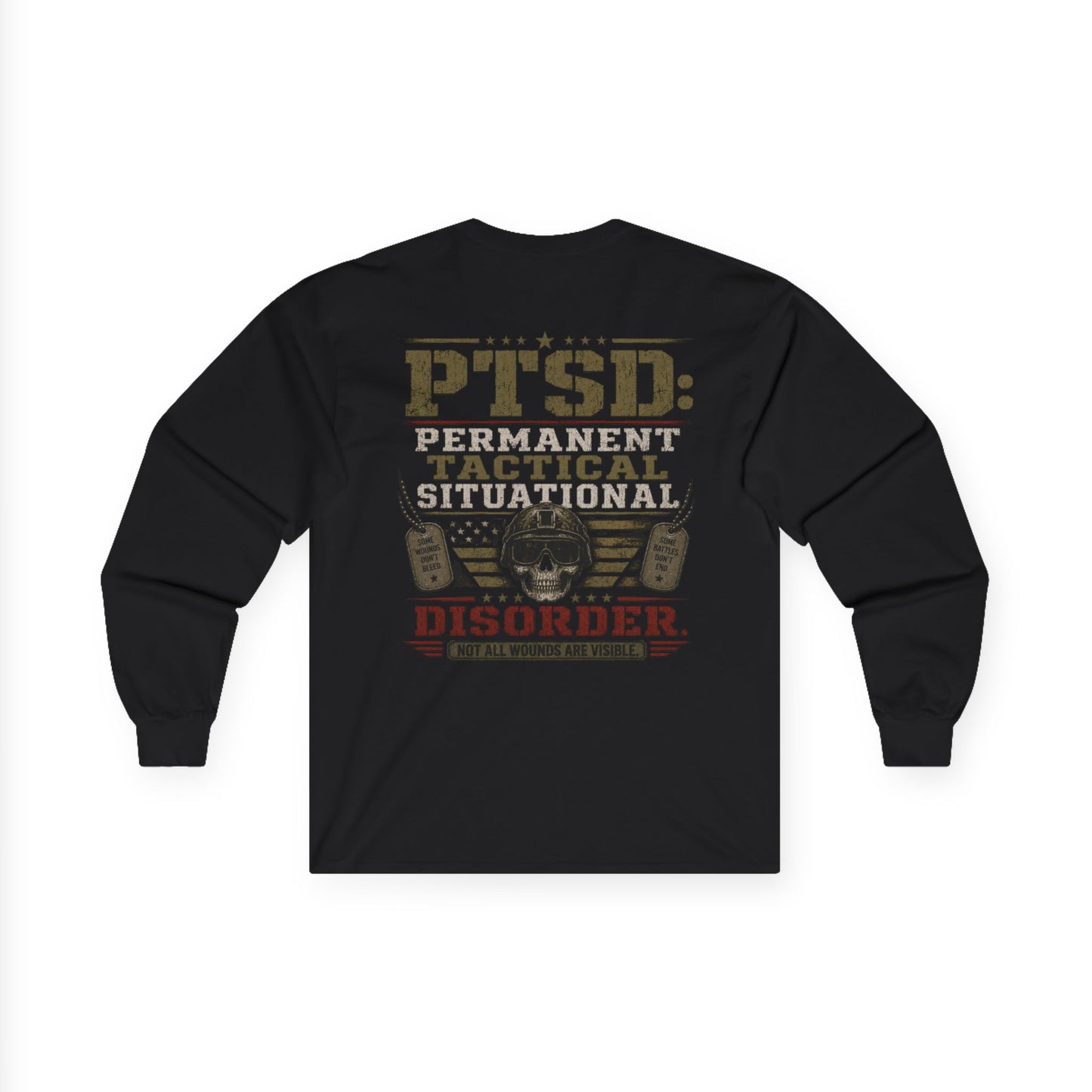 PTSD: Permanent Tactical Situational Disorder Long Sleeve Tee