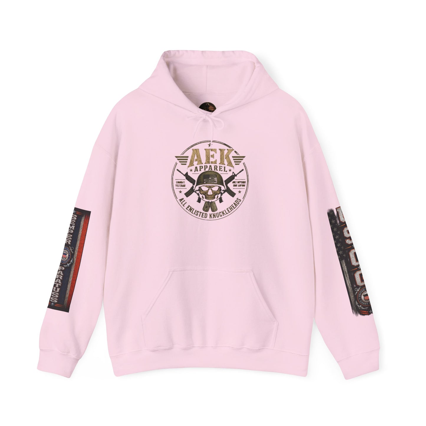 Copy of USMC Hoodie - Pride Is Forever Marine Corps Sweatshirt (AEK Skull Design)