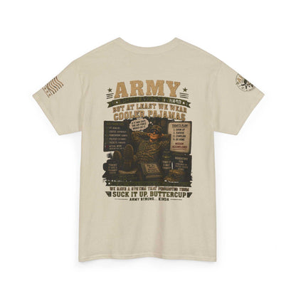 Army Vintage Graphic Tee — 'Army: Suck It Up, Buttercup' Military T‑Shirt