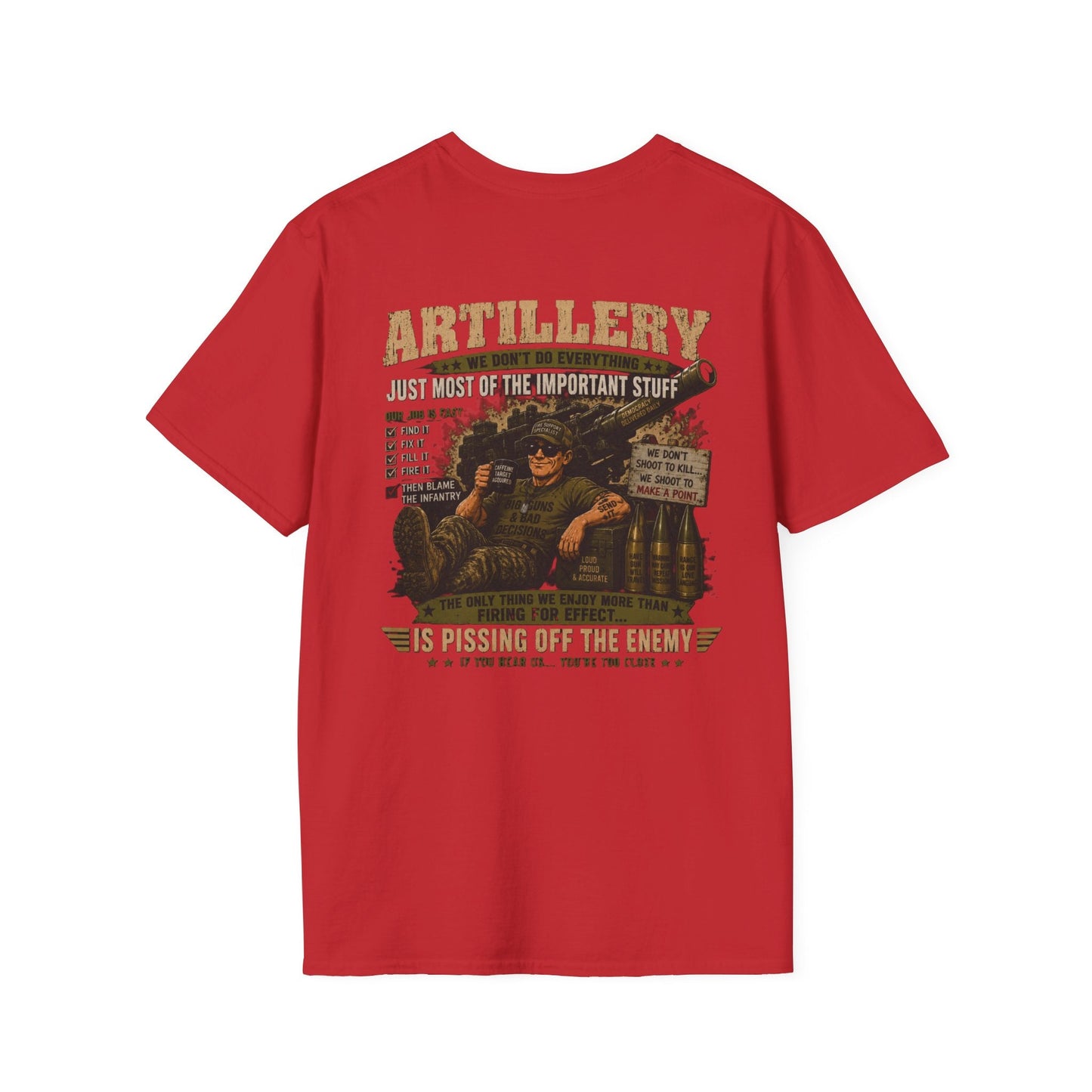 AEK Veteran Badge T-Shirt Military Police vintage-style chest emblem on soft breathable cotton tee