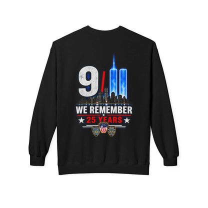 9/11 We Remember 25 Years Crewneck Sweatshirt