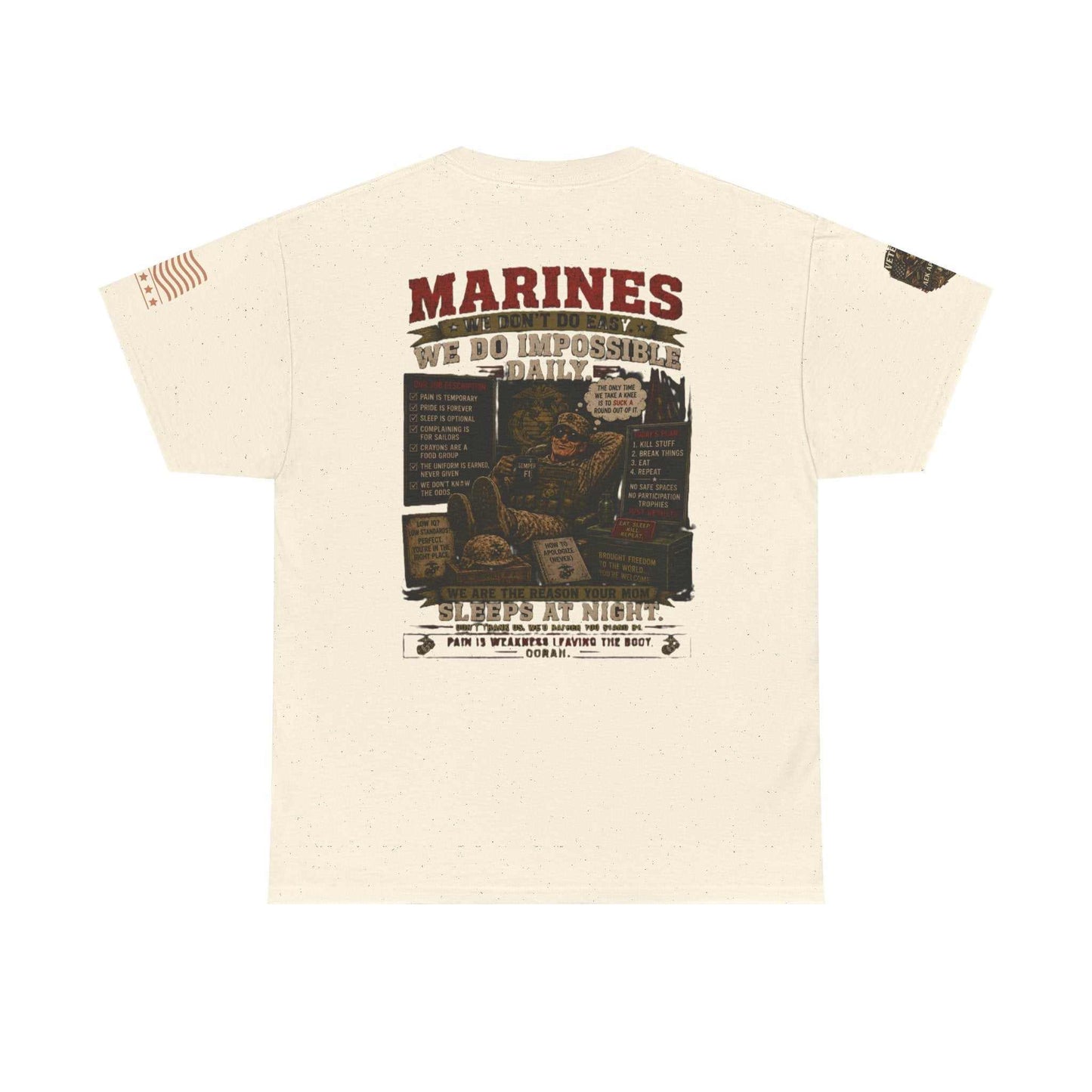 Marines Vintage Graphic Tee – Semper Fi Military Tribute T-Shirt