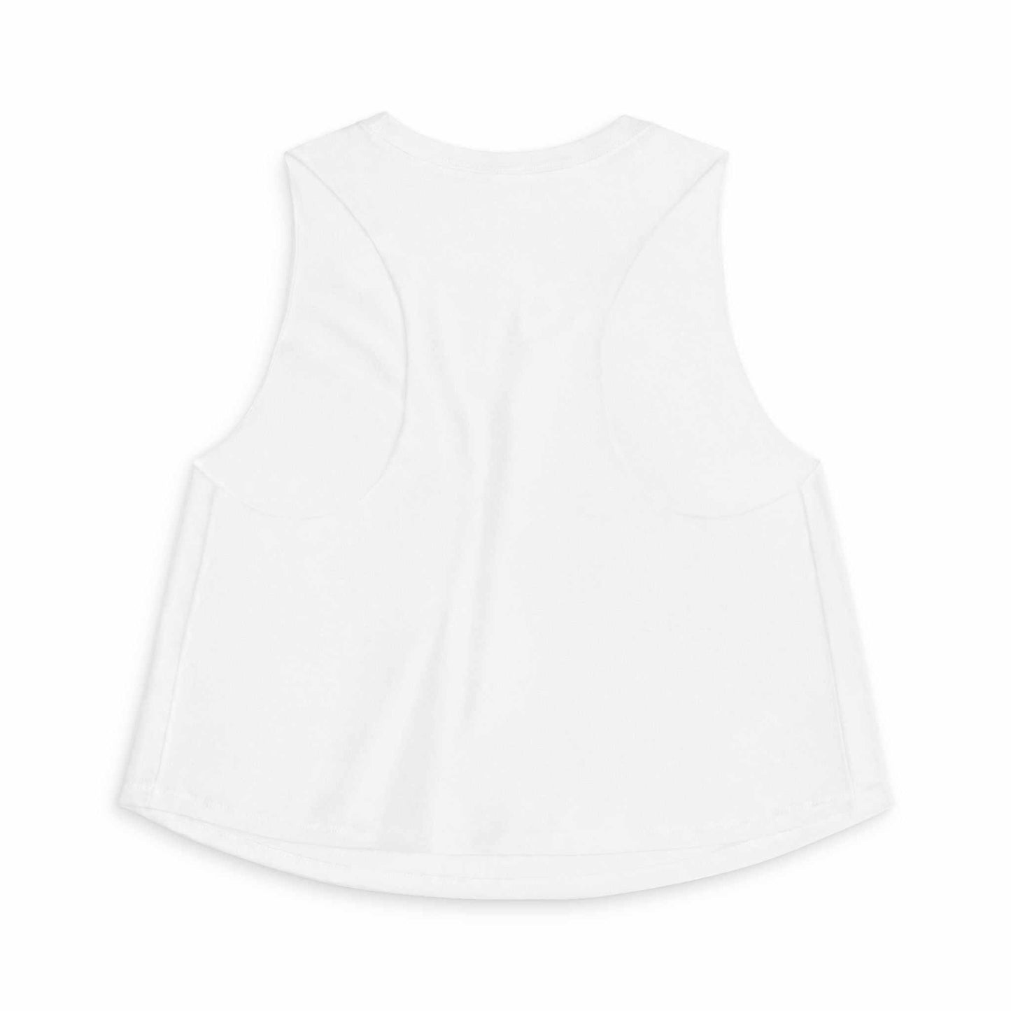Women's Crop Top - Strong & Imperfect Graphic Tank: 'Perfect' Motivational Fitness Tee