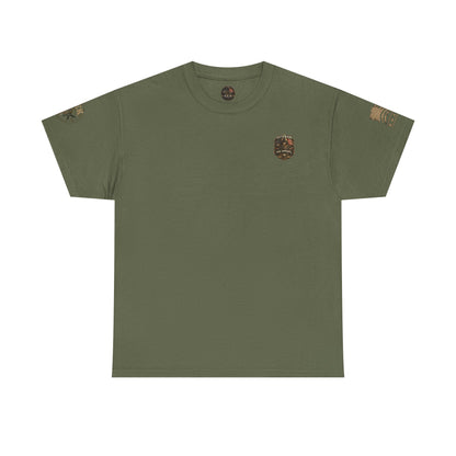 Navy Veteran Graphic Tee – 'Navy: Sea, Ports & Pride' Cotton T-Shirt