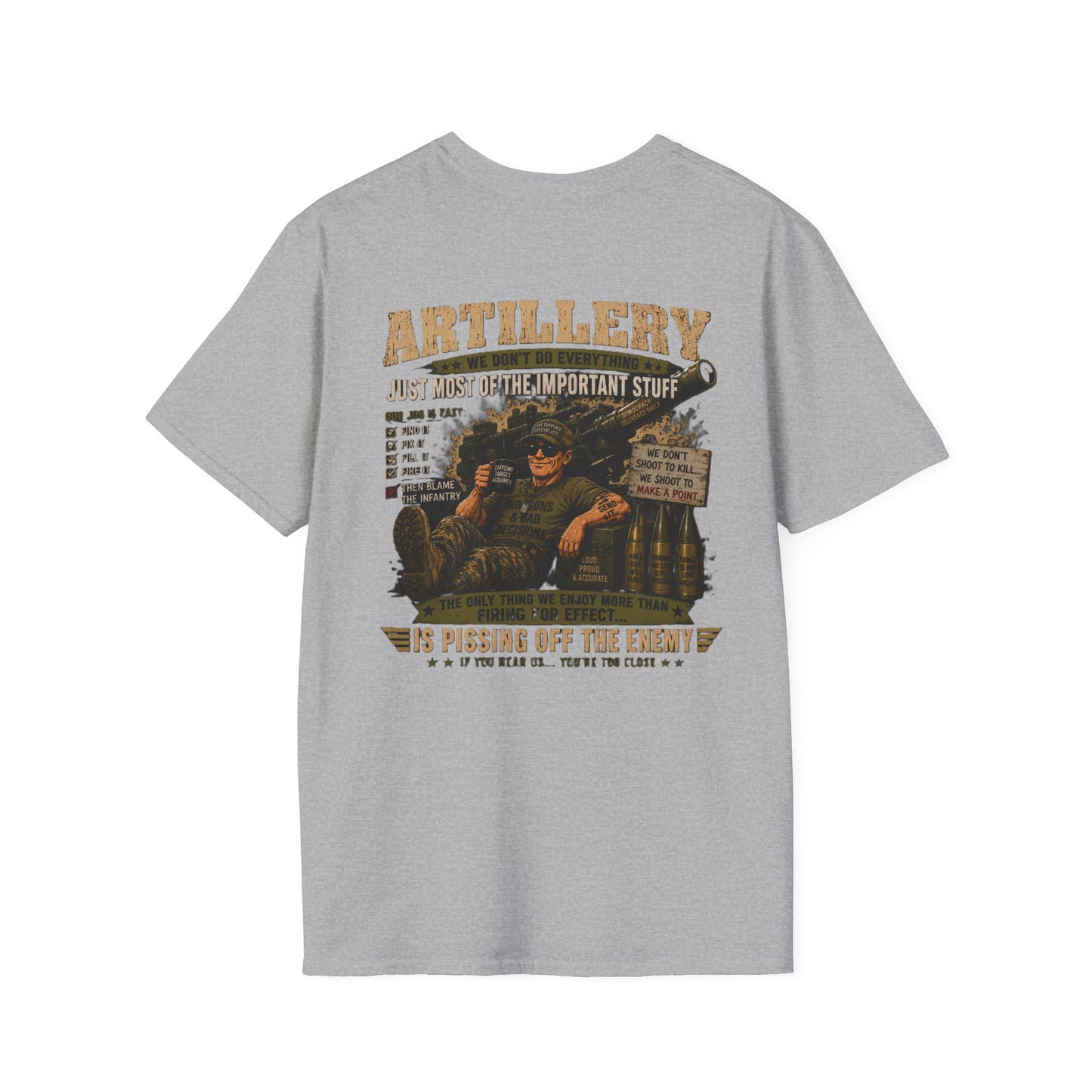 AEK Veteran Badge T-Shirt — Field Artillery Tee
