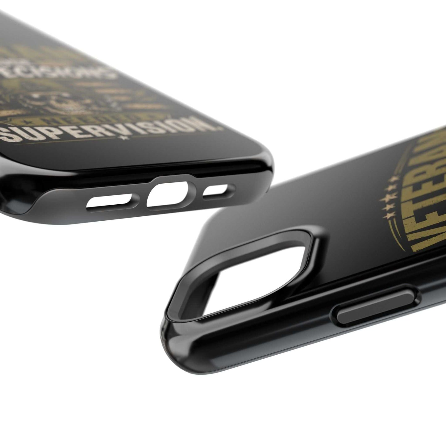 Veteran "Because Bad Decisions Needed Supervision" Impact-Resistant Phone Case
