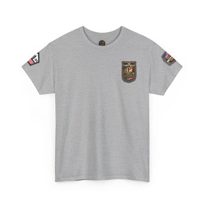 NYARNG Patriots Day Memorial Tee – "Never Forget" 25th Anniversary American Flag Shirt