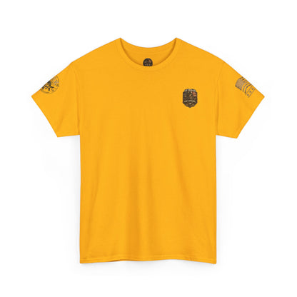 Air Force Crewneck T‑Shirt — "Air Force: Precision & Coffee" Military Graphic Tee