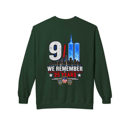 9/11 We Remember 25 Years Crewneck Sweatshirt