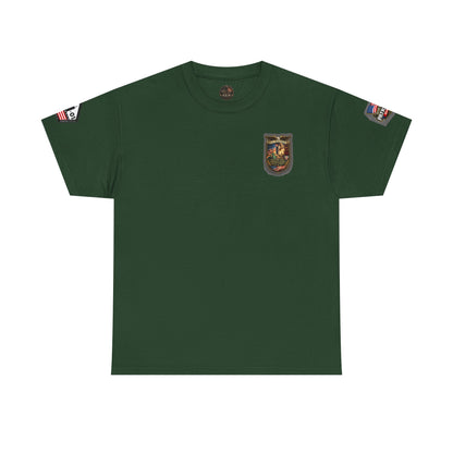 NYARNG Patriots Day Memorial Tee – "Never Forget" 25th Anniversary American Flag Shirt