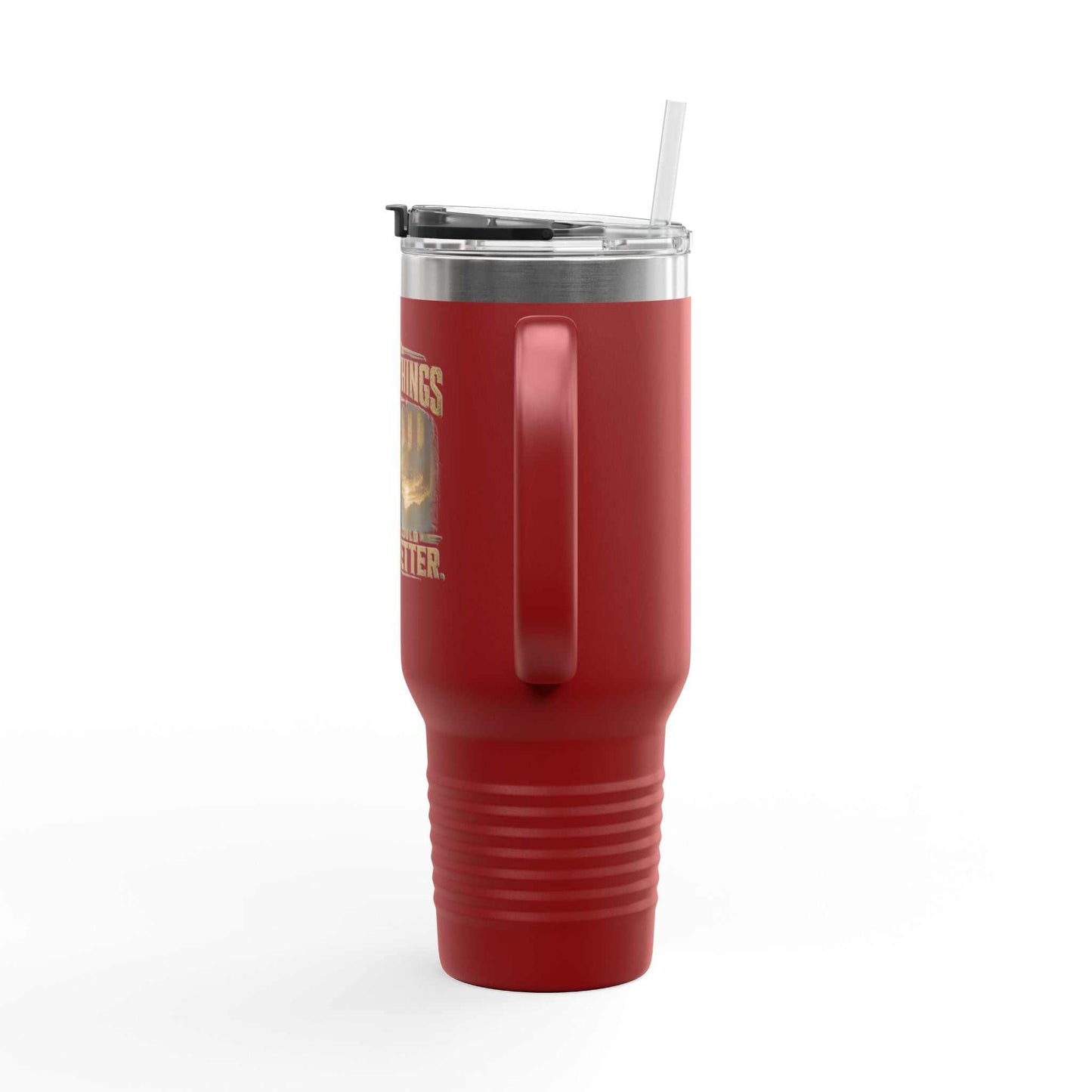 40oz Insulated Travel Mug – "I Do Stupid Things So My Dog Can Sleep Better" Dog Lover Tumbler