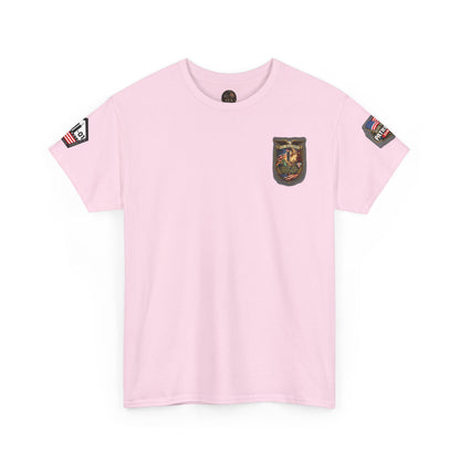 NYARNG Patriots Day Memorial Tee – "Never Forget" 25th Anniversary American Flag Shirt