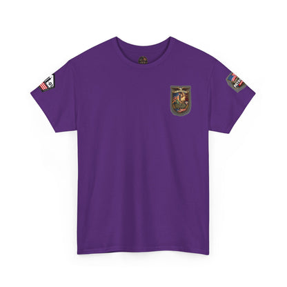 NYARNG Patriots Day Memorial Tee – "Never Forget" 25th Anniversary American Flag Shirt