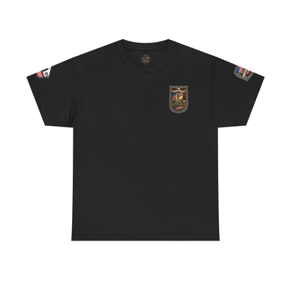 NYARNG Patriots Day Memorial Tee – "Never Forget" 25th Anniversary American Flag Shirt