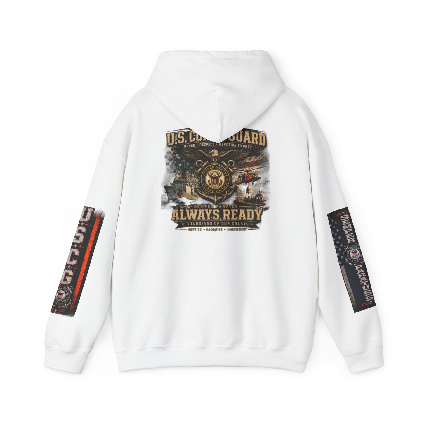 Copy of USMC Hoodie - Pride Is Forever Marine Corps Sweatshirt (AEK Skull Design)