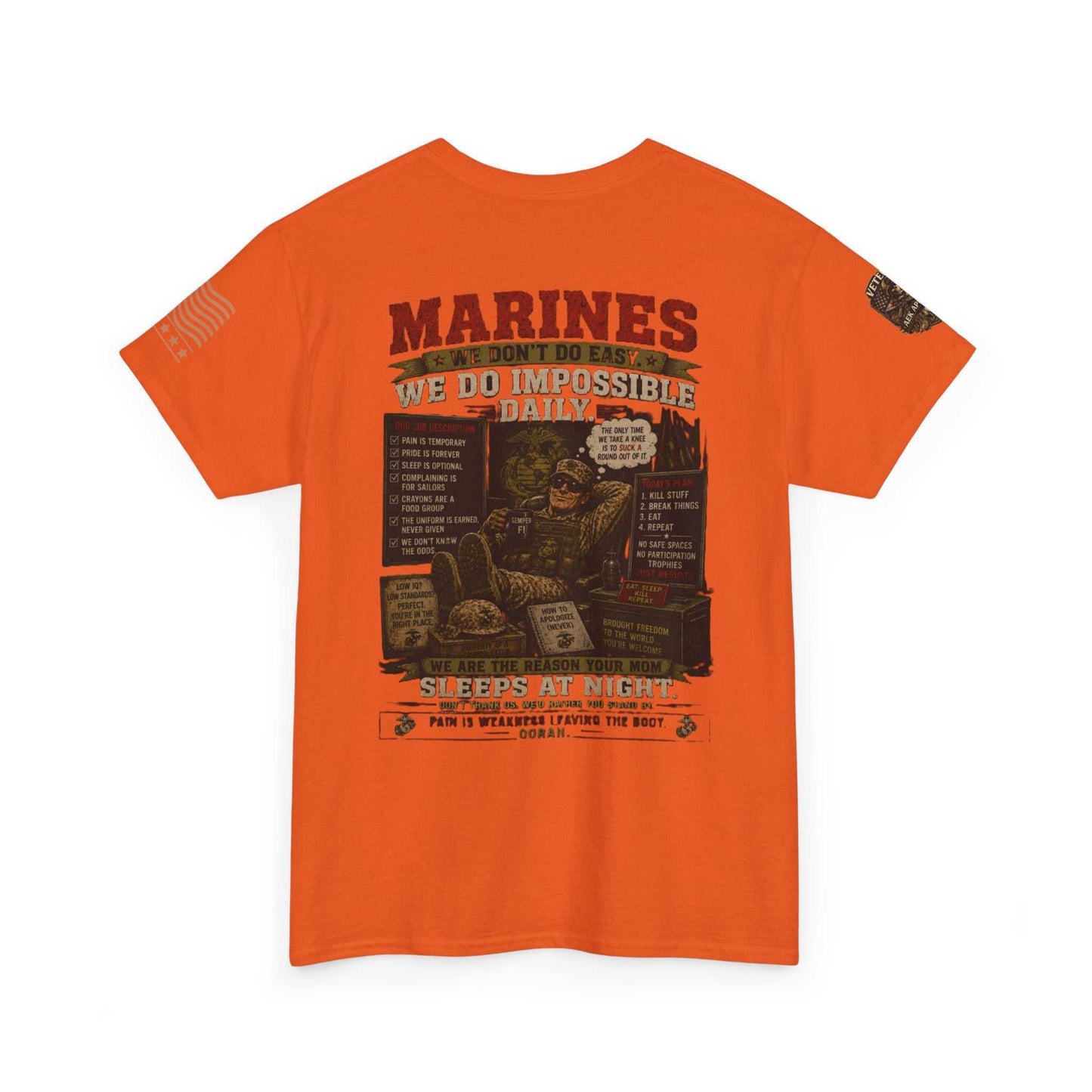 Marines Vintage Graphic Tee – Semper Fi Military Tribute T-Shirt