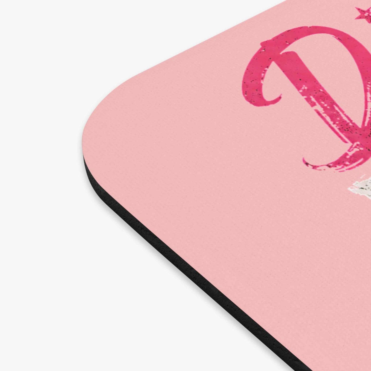 Don’t Mistake My Lip Gloss For Weakness Mouse Pad — Pink Veteran Tactical Glam Desk Mat