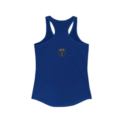 Women's Racerback Tank - "My Makeup Cost More Than My Ammo"