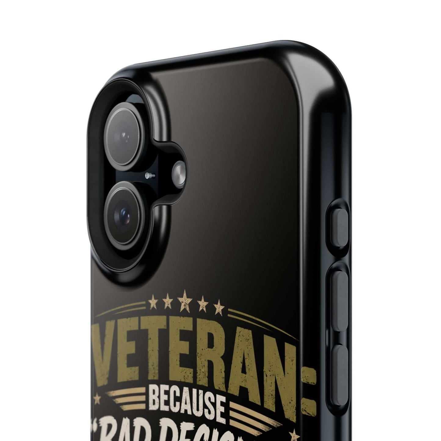 Veteran "Because Bad Decisions Needed Supervision" Impact-Resistant Phone Case