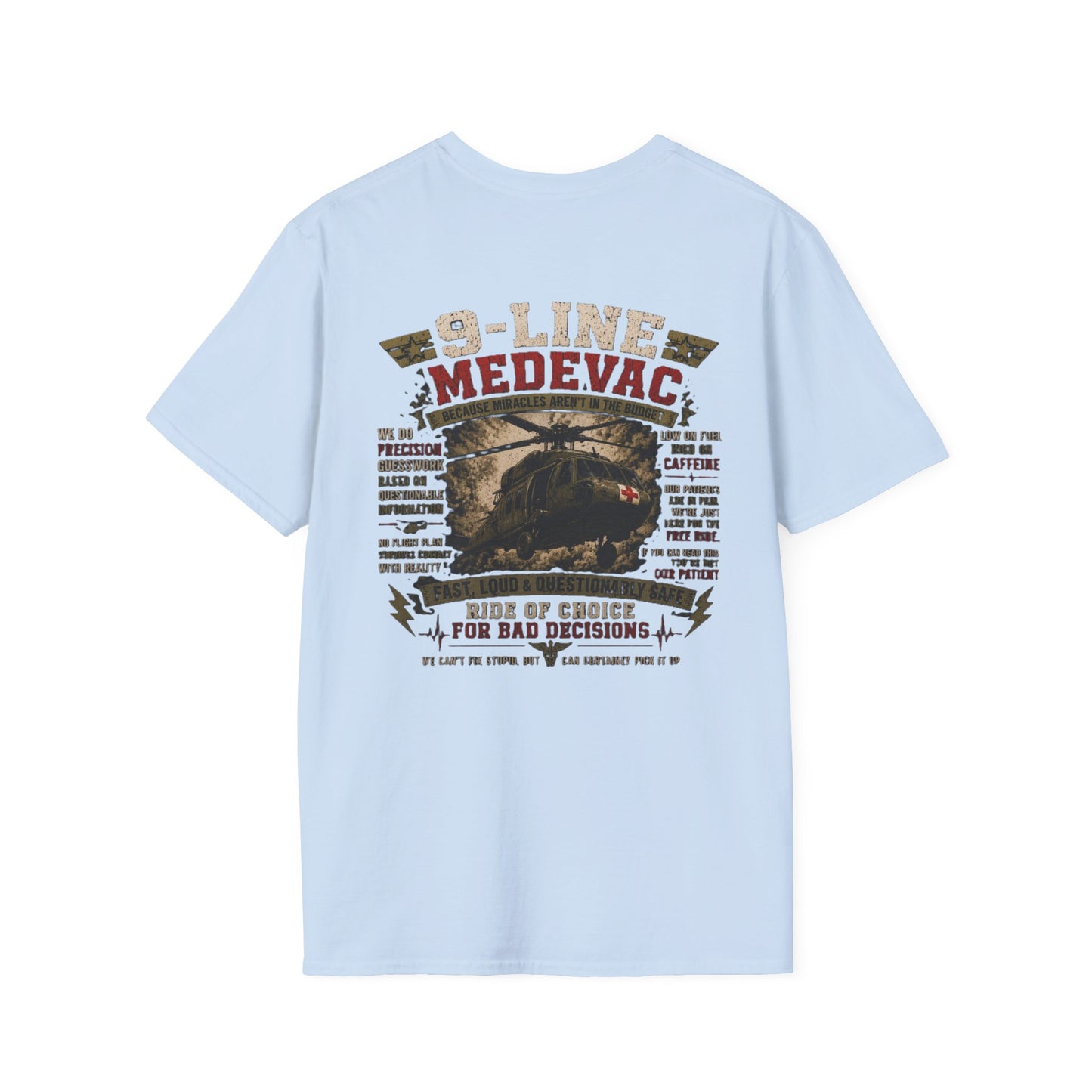 AEK Veteran Badge T-Shirt —9-Line MEDEVAC Tee
