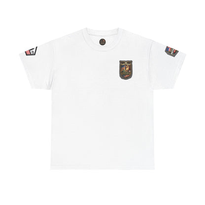 NYARNG Patriots Day Memorial Tee – "Never Forget" 25th Anniversary American Flag Shirt