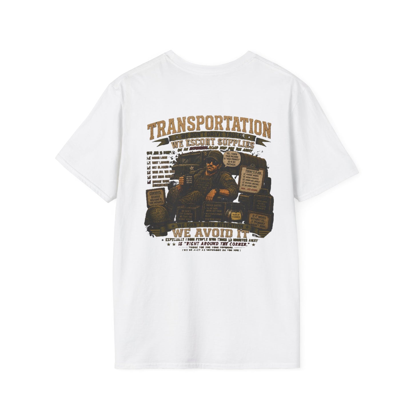 AEK Veteran Badge T-Shirt — Transportation Sarcasm Tee