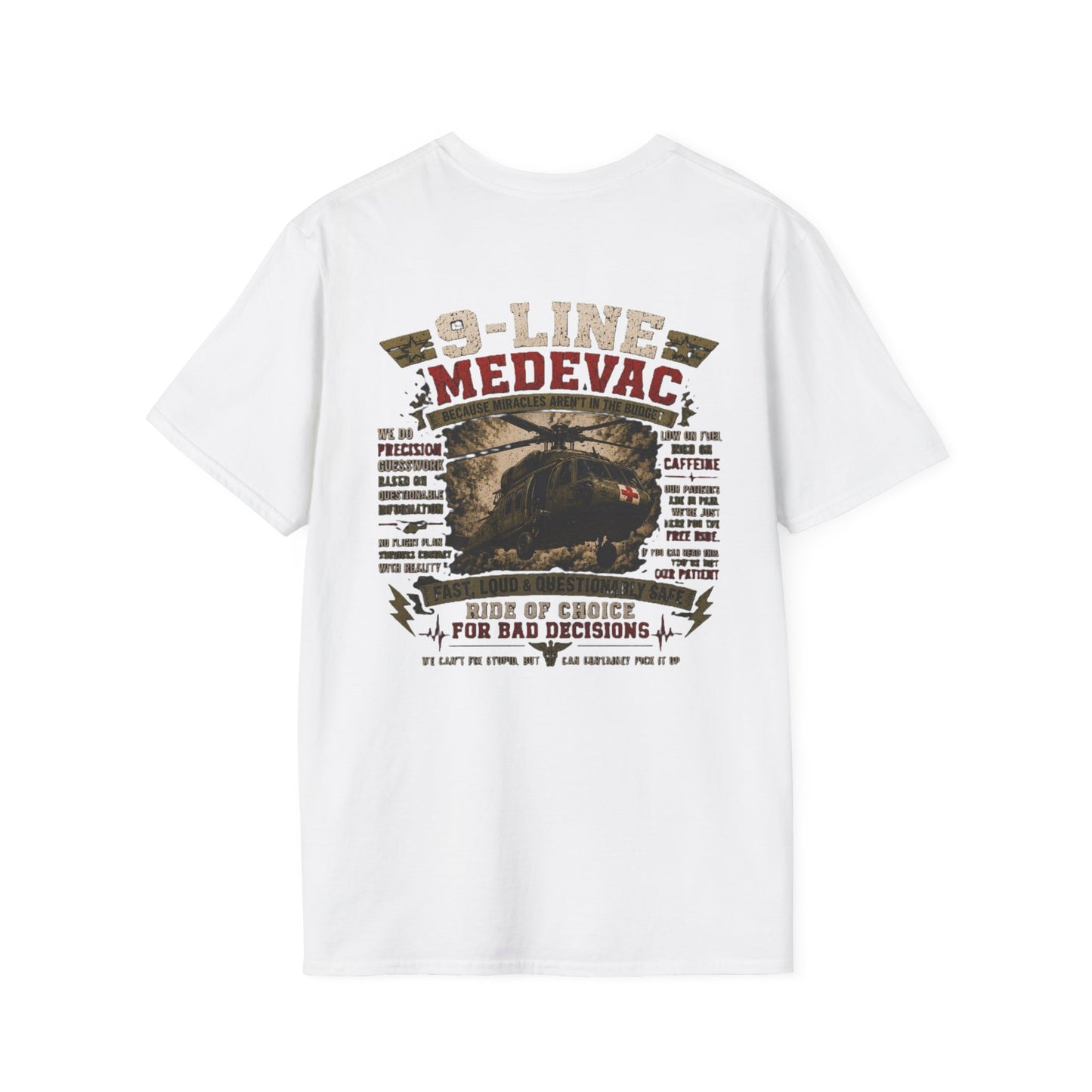 AEK Veteran Badge T-Shirt —9-Line MEDEVAC Tee