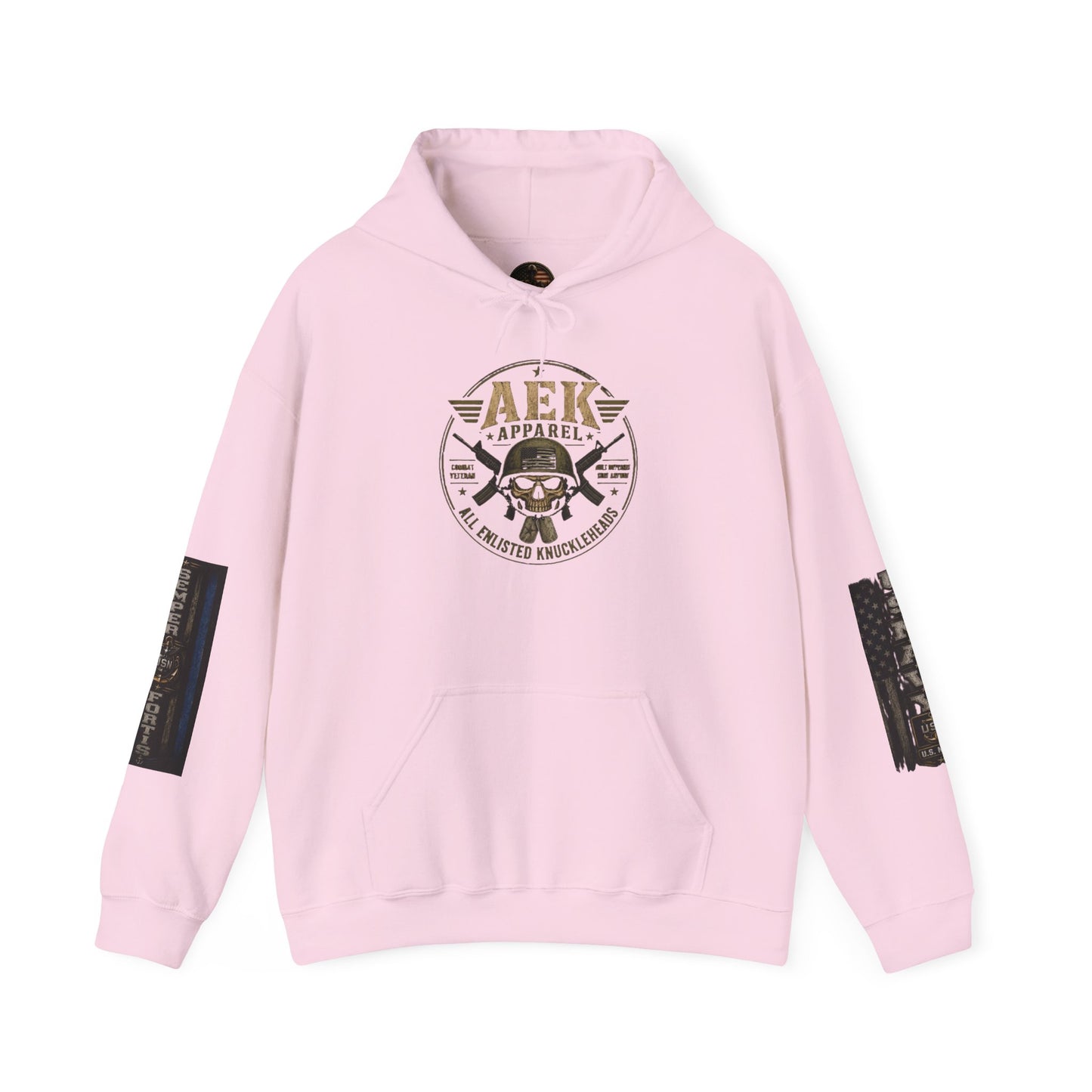 U.S. Navy Hoodie - Protecting Our Seas Sweatshirt (AEK Skull Design)