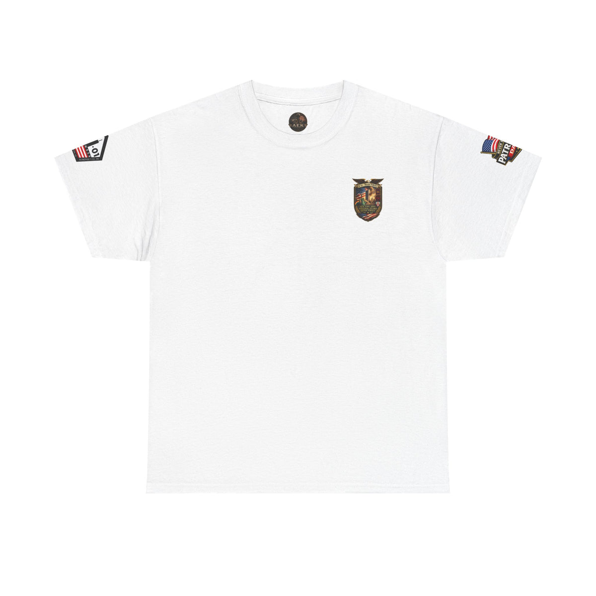 NYARNG Patriots Day Memorial Tee – "Never Forget" 25th Anniversary American Flag Shirt