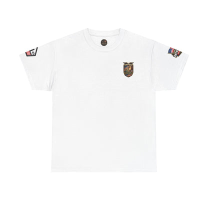 NYARNG Patriots Day Memorial Tee – "Never Forget" 25th Anniversary American Flag Shirt