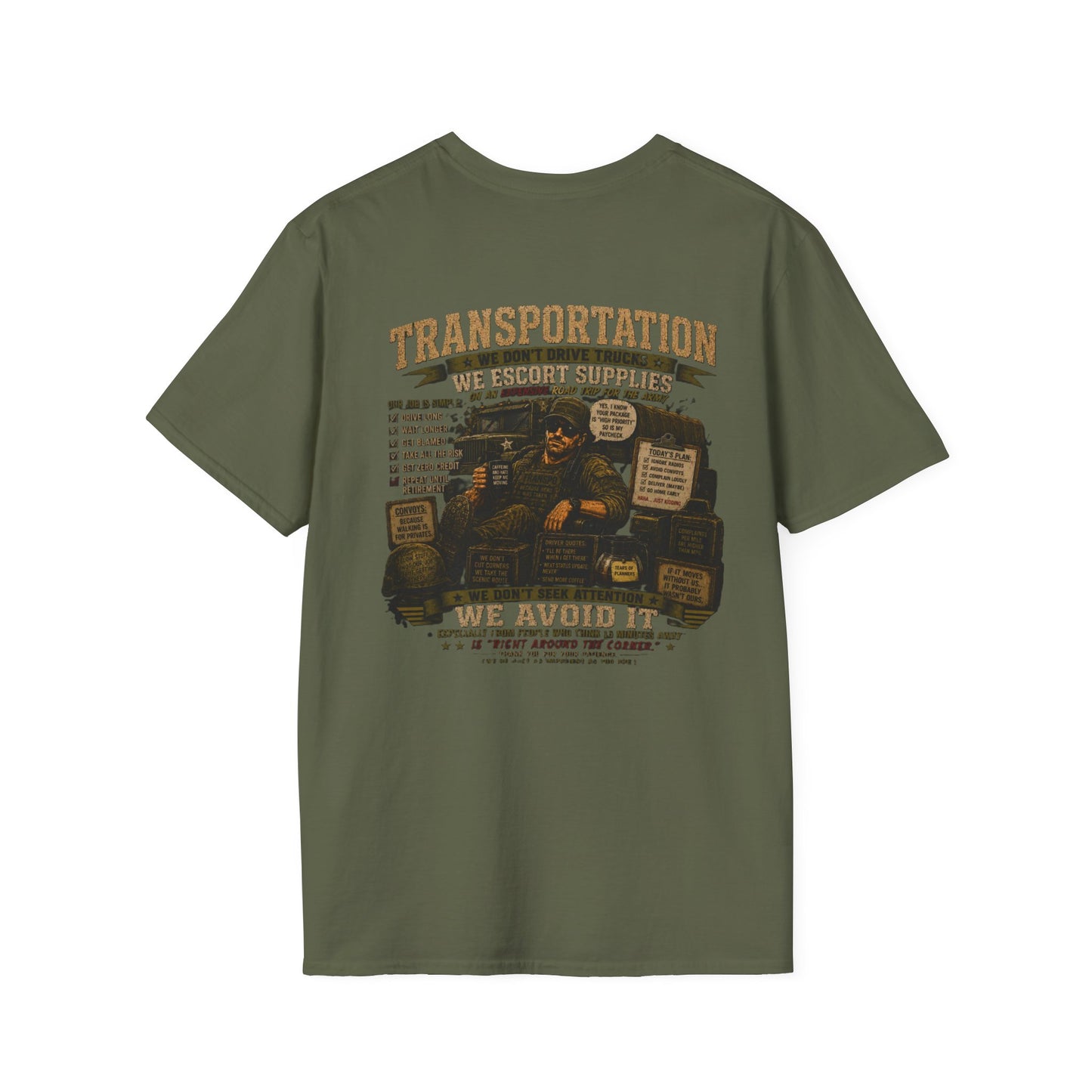 AEK Veteran Badge T-Shirt — Transportation Sarcasm Tee