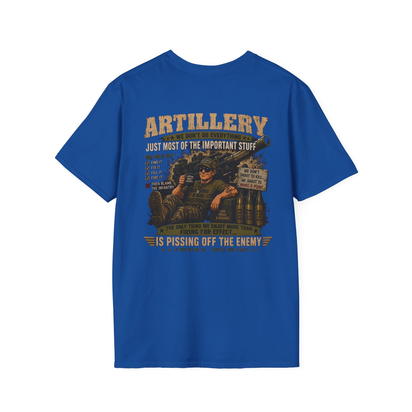 AEK Veteran Badge T-Shirt — Field Artillery Tee
