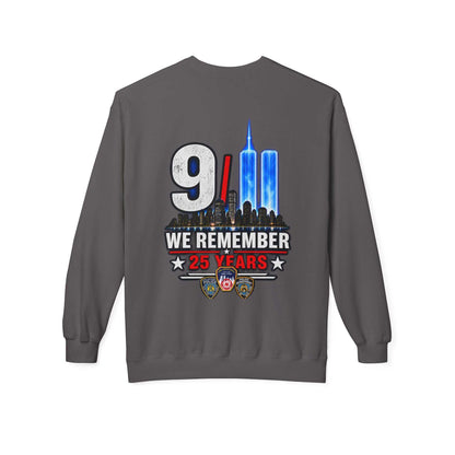 9/11 We Remember 25 Years Crewneck Sweatshirt