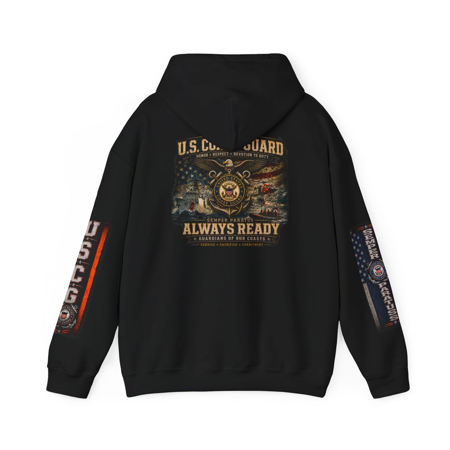 Copy of USMC Hoodie - Pride Is Forever Marine Corps Sweatshirt (AEK Skull Design)
