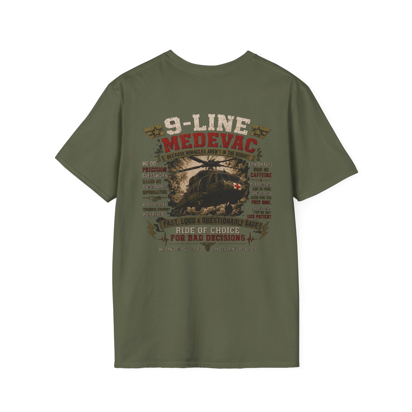 AEK Veteran Badge T-Shirt —9-Line MEDEVAC Tee