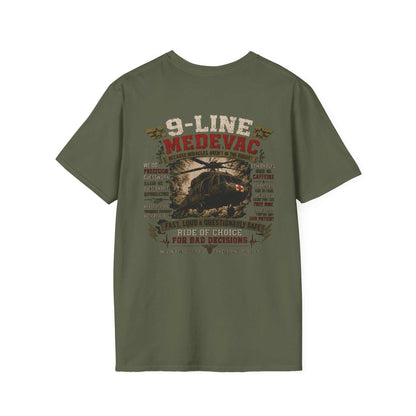 AEK Veteran Badge T-Shirt —9-Line MEDEVAC Tee
