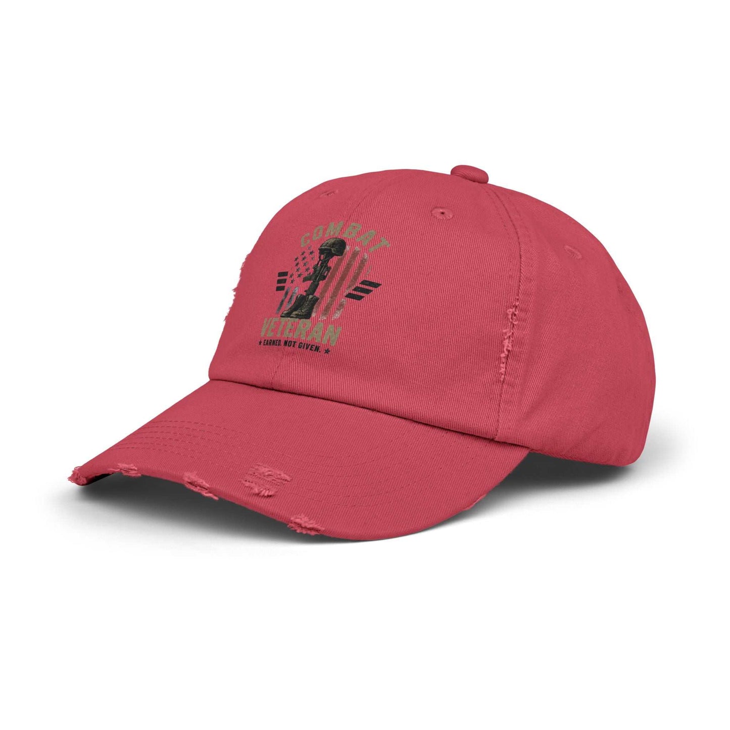 Combat Veteran Distressed Cap