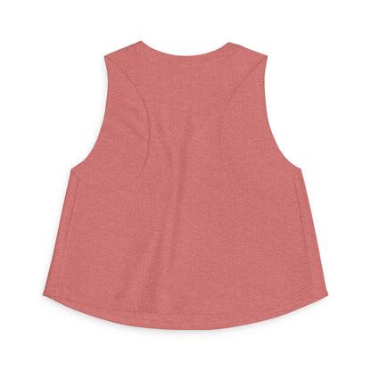 Crop Top — "Cute Until Triggered" Combat Veteran Graphic Tank