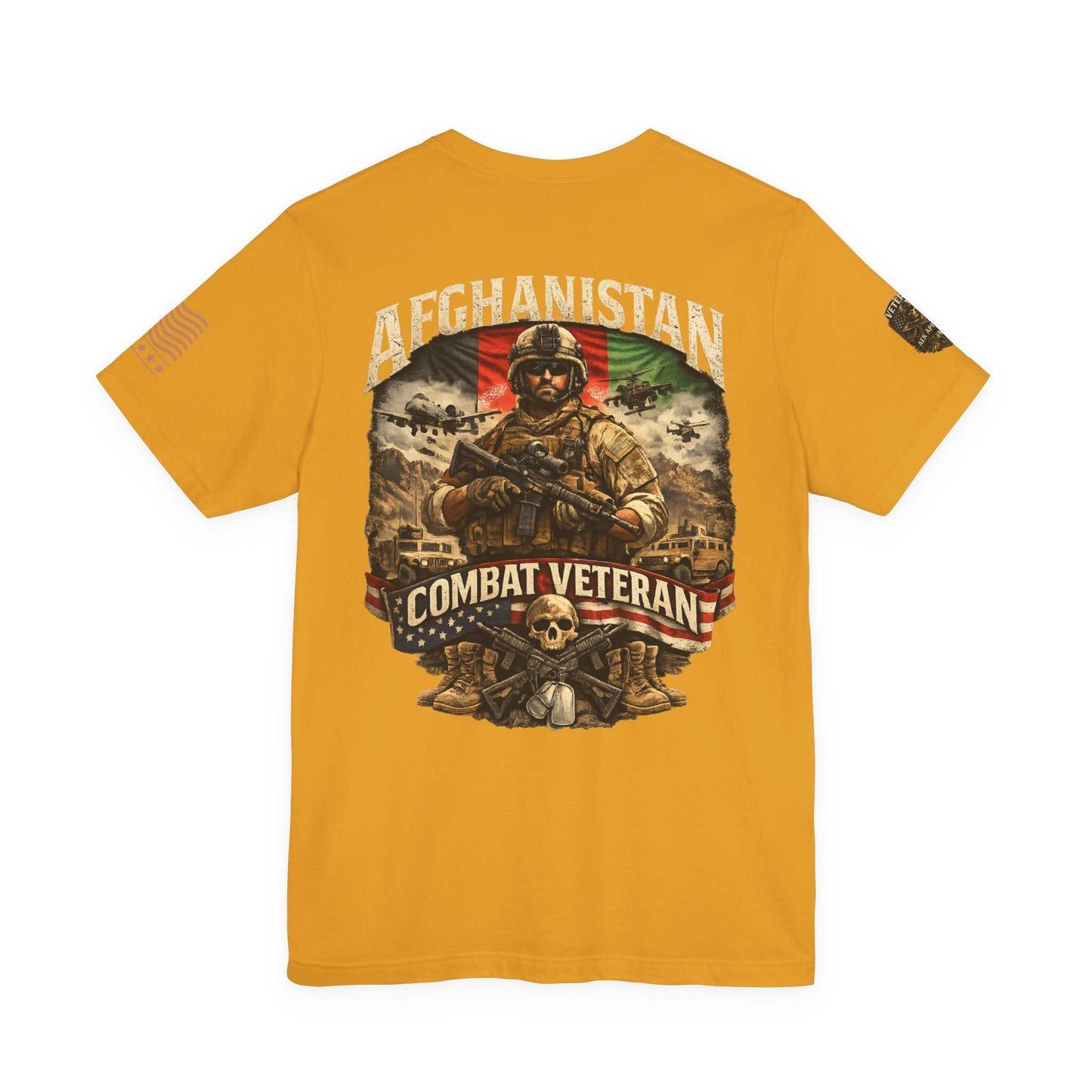 Afghanistan Combat Veteran T‑Shirt — Military Tribute Tee