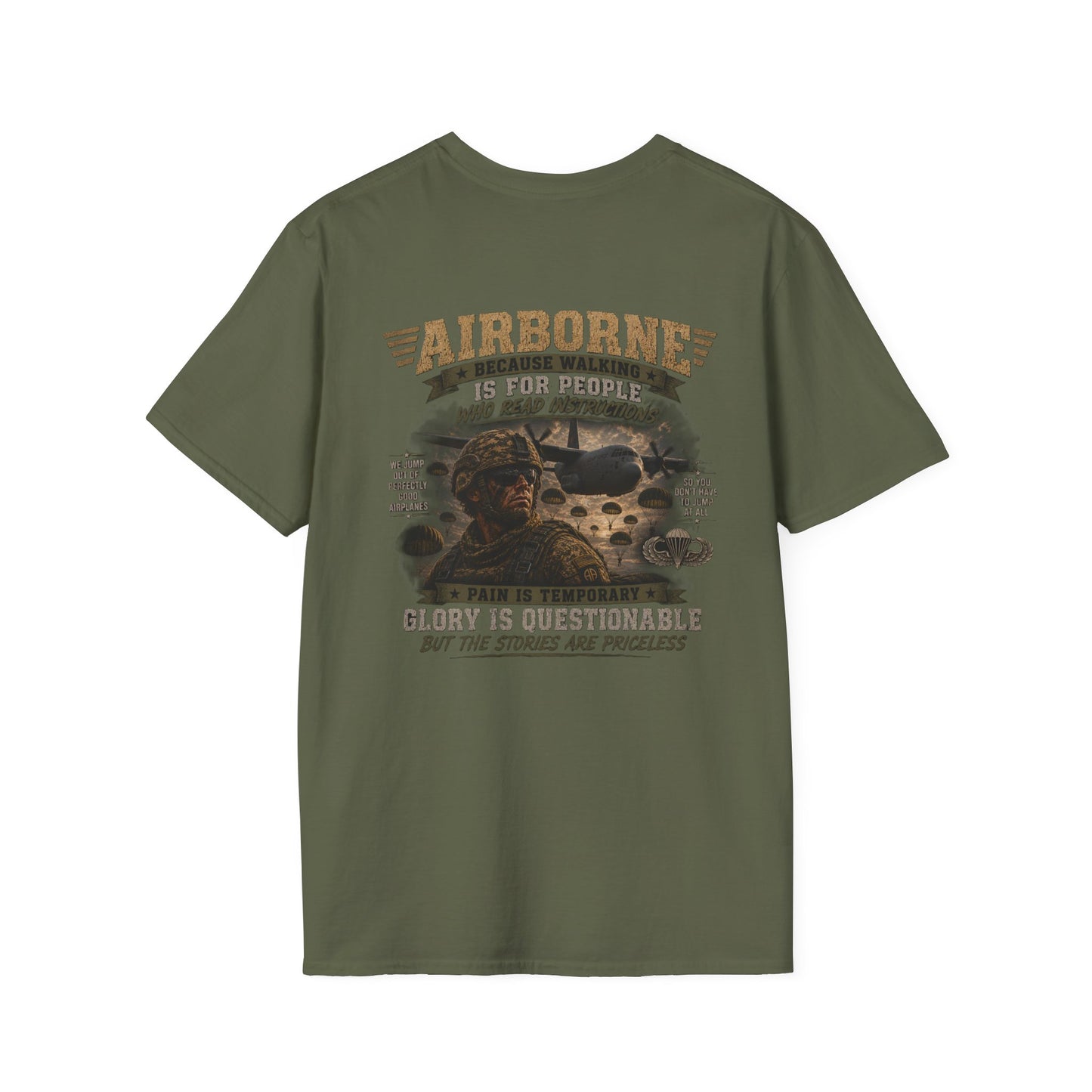 AEK Veteran Badge T-Shirt — AIRBORNE Tee
