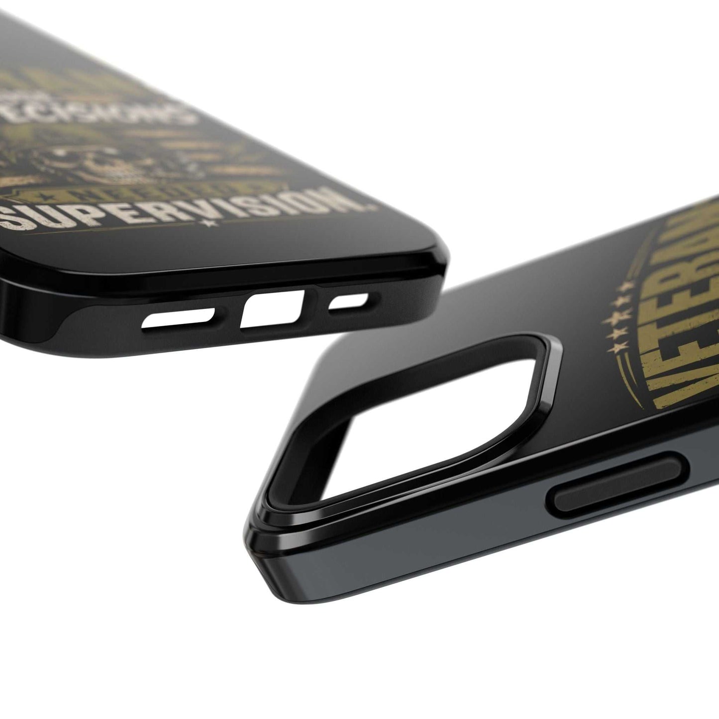 Veteran "Because Bad Decisions Needed Supervision" Impact-Resistant Phone Case