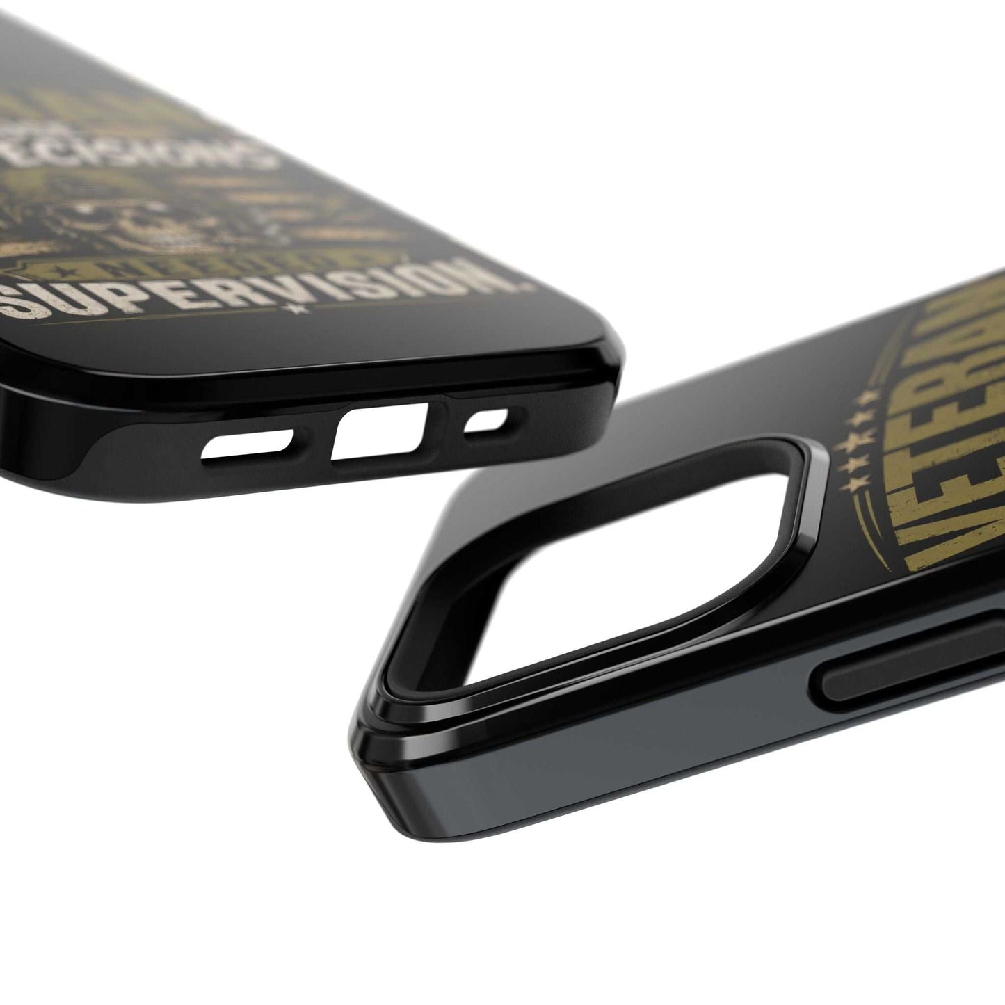 Veteran "Because Bad Decisions Needed Supervision" Impact-Resistant Phone Case