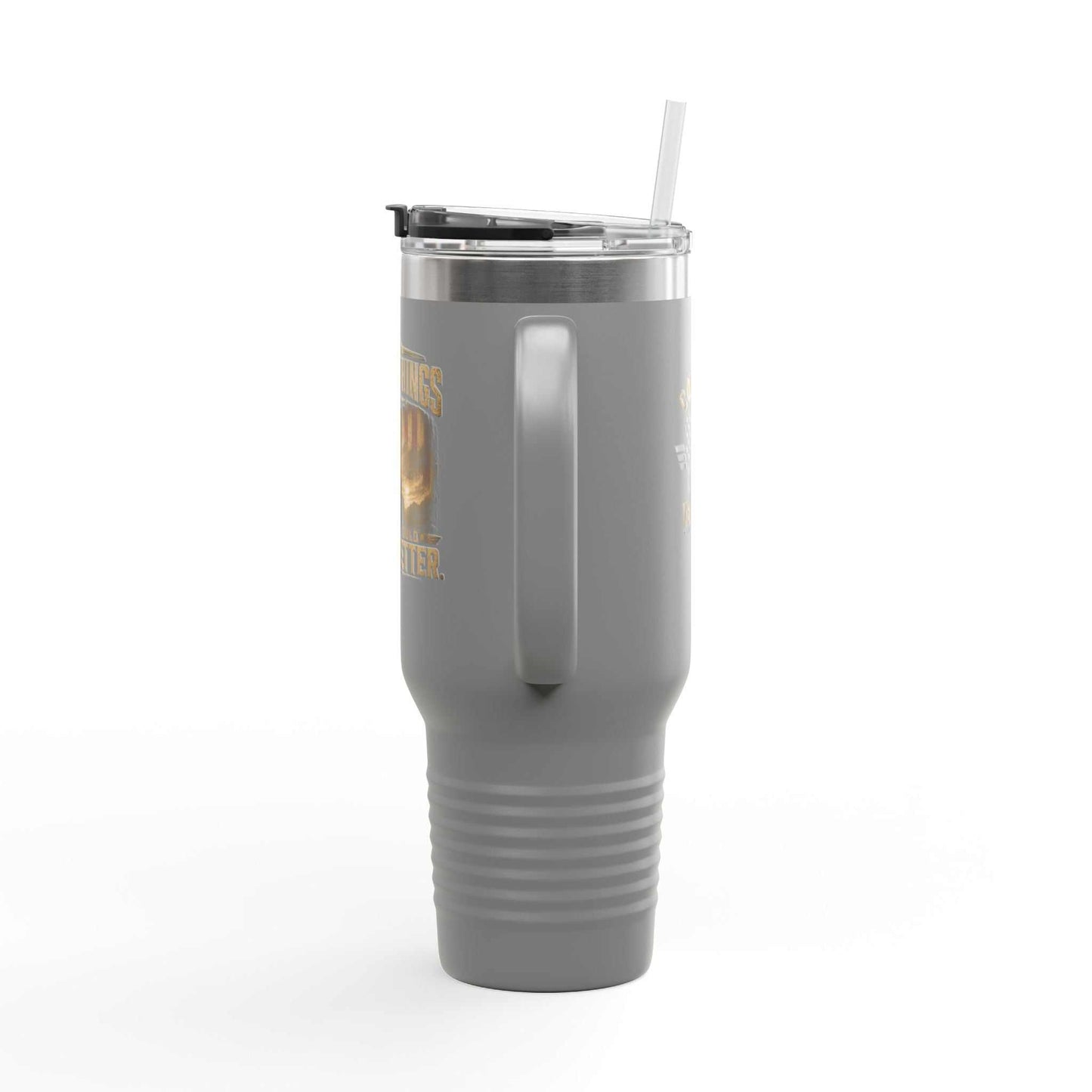 40oz Insulated Travel Mug – "I Do Stupid Things So Civilians Can Sleep Better" Veteran Tumbler