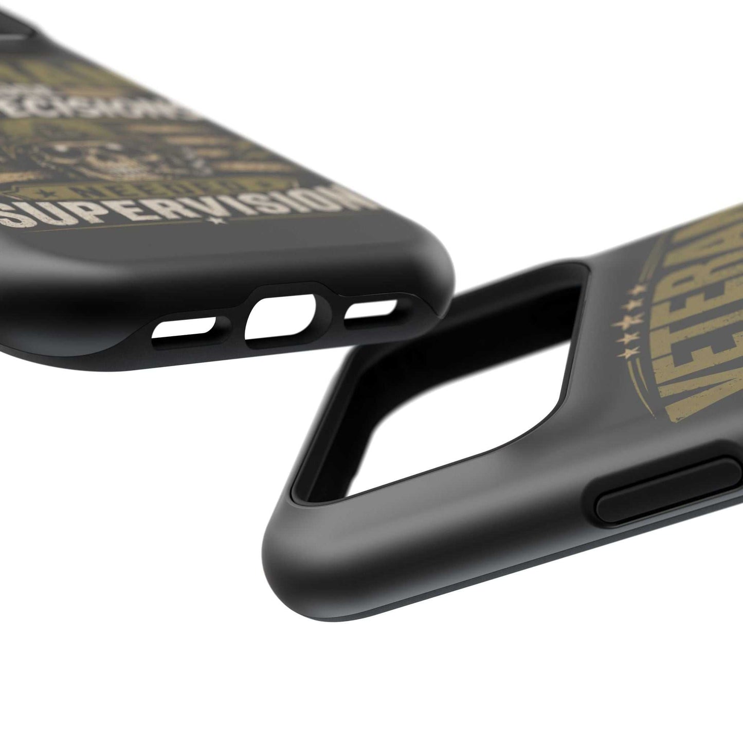 Veteran "Because Bad Decisions Needed Supervision" Impact-Resistant Phone Case