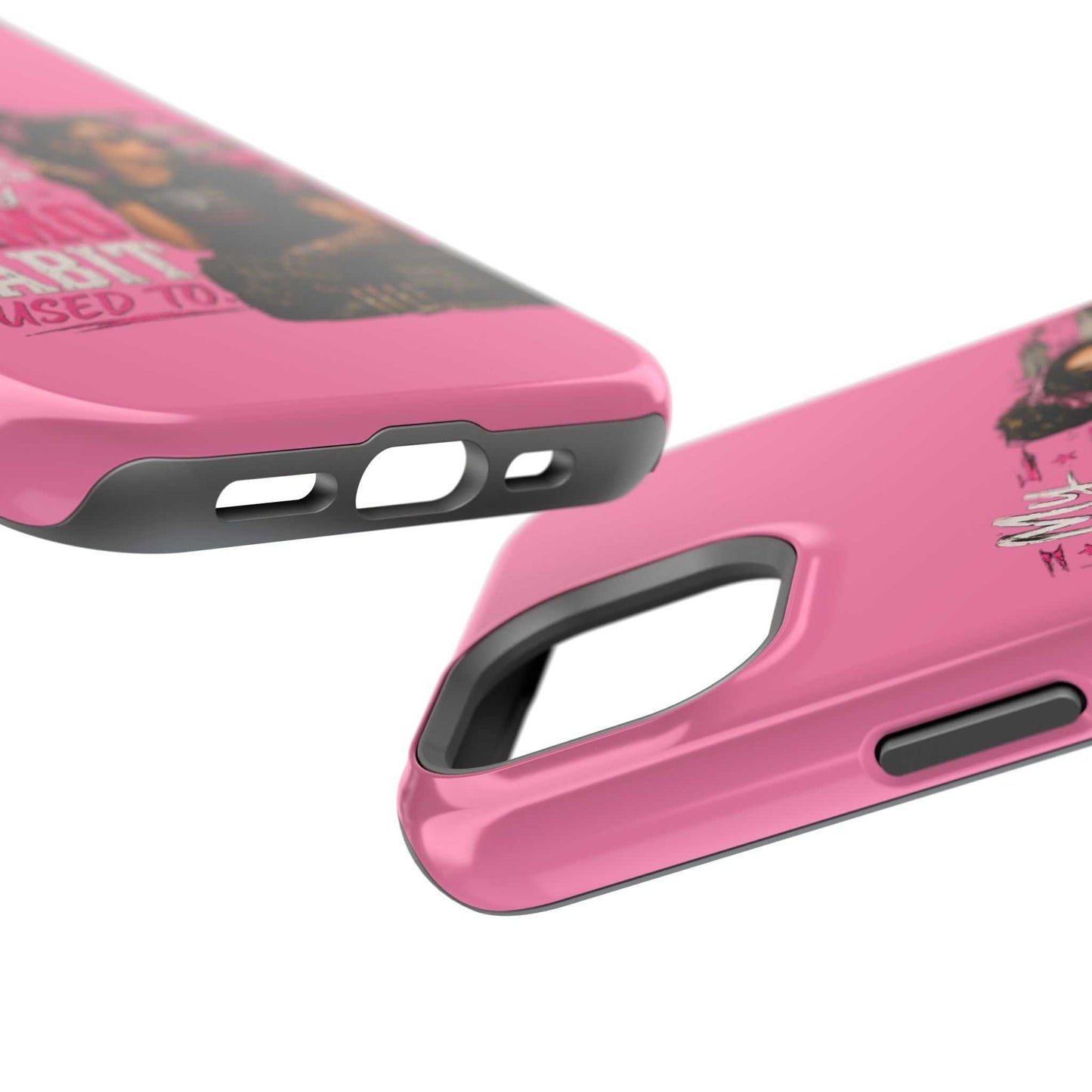 Impact-Resistant Phone Case — "My Makeup Costs Less Than My Ammo Habit Used To" Pink Tactical Design