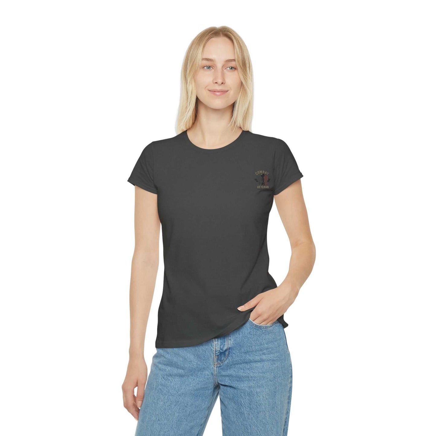 Combat Veteran T-Shirt — "We Didn't Do It For Glory We Did It For Each Other" Women's Tee