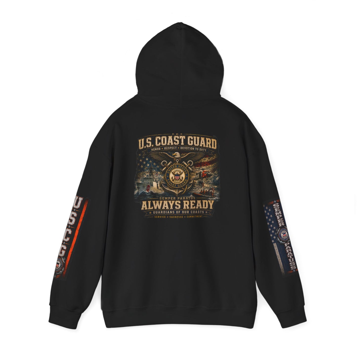 Copy of USMC Hoodie - Pride Is Forever Marine Corps Sweatshirt (AEK Skull Design)