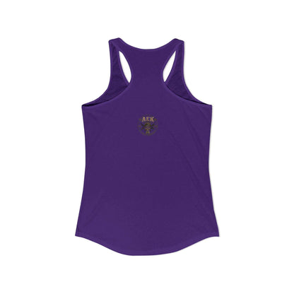 Women's Racerback Tank - "Pretty Face, Combat Mindset"